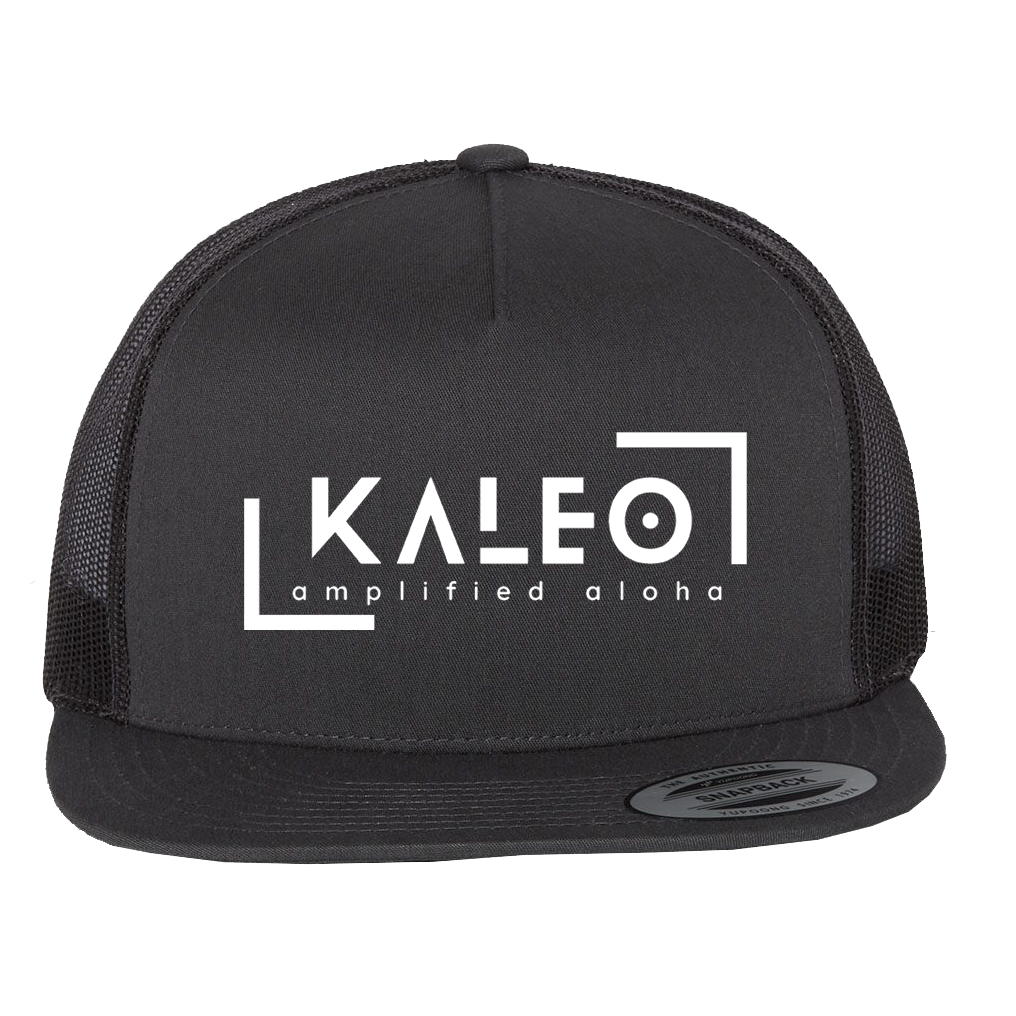 Kaleo - Amplified Aloha Foam Hat (White on Black)