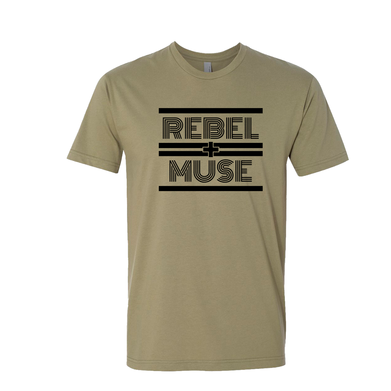 Crew Neck Line Logo Tee